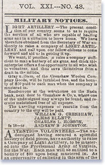 Crenshaw Light Artillery