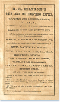 H. K. Ellyson’s Book and Job Printing Office